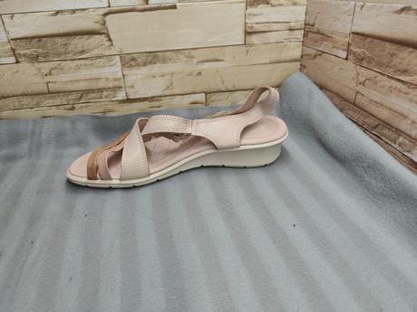 Ecco 38 - dámske kožené sandále, ecco,38