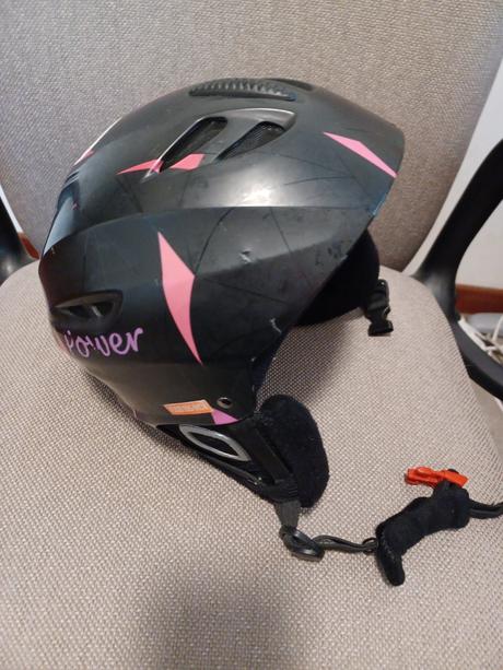 Detská lyžiarska prilba na 8-10 rokov, s