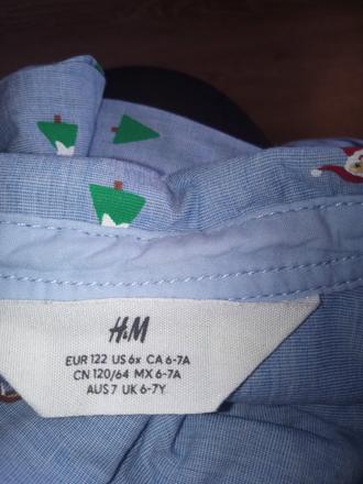 Vianočná košeľa, h&m,122