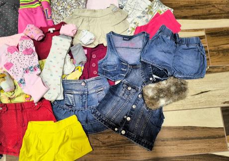 Balík oblečenia pre dievča veľkosť 98/104, 86–98