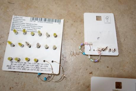 Náušnice, náhrdelník, náramok nové,