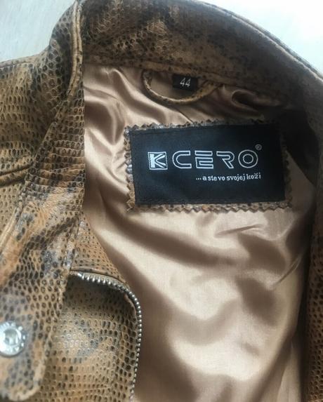Nová kožená bunda kcero, 38 - m