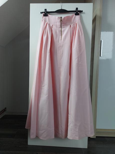 Svetloružová dlhá sukňa, 42