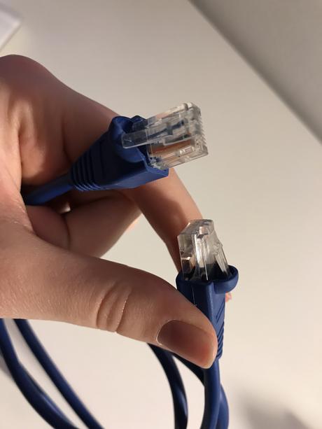 Ethernetový kábel - modrý,