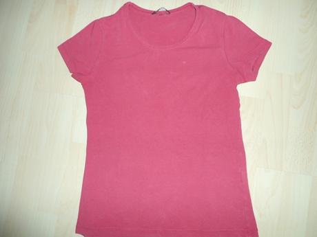 Cervene tricko, h&m,s