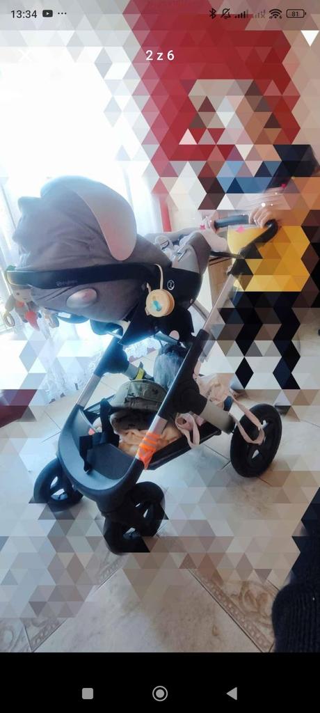 Predám kočík stokke, hlboká vanička, stokke,stokke trailz terrain