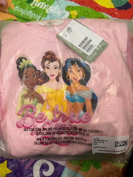 Saty s tylovou sukňou frozen/ princezne, h&m,134