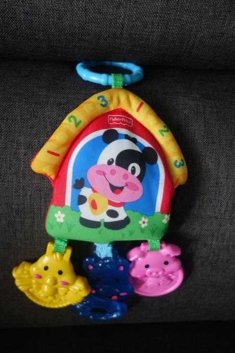 Fisher price závesná hračka zvieratká z farmy,