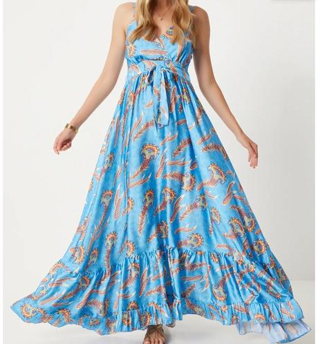 Nádherné lahulinké šaty, m