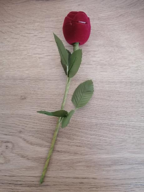 Darčekové balenie/krabička ruža na prsteň /šperky,