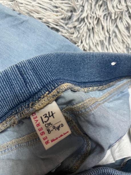 Dievčenské 3/4tenké riflové nohavice, reserved,134