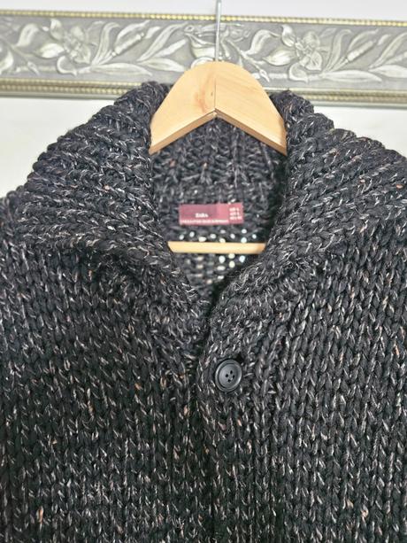 Dlhý pletený sveter zara veľkosť l, zara,l