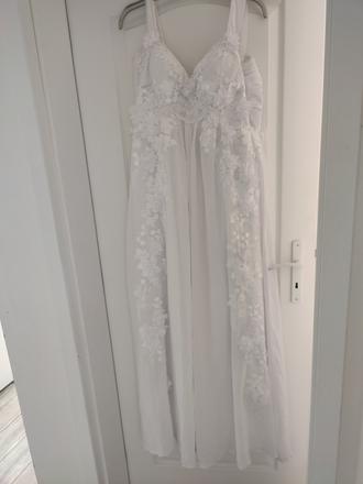 Svadobné šaty,voľné, m