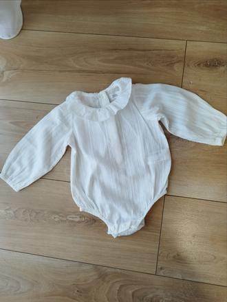 Body s volanovym golierom veľkosť 74, zara,74