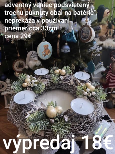 Adventný veniec podsvietený, 