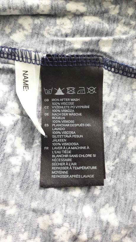 Šaty kvetinky, h&m,134