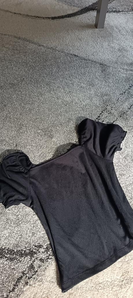 Čierny top, h&m,140