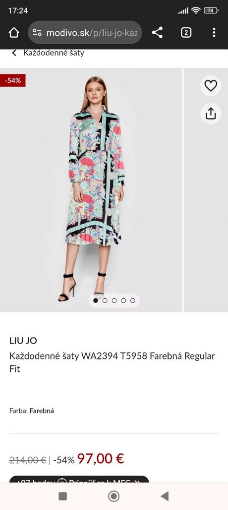 Nádherné šaty liu jo, liu jo,m