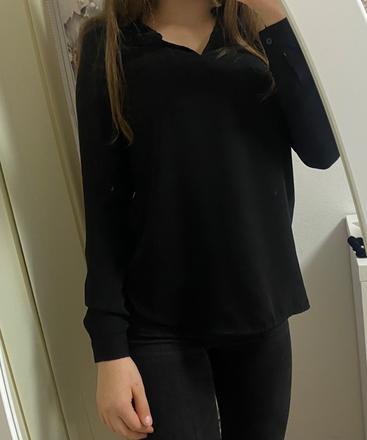 Elegantná čierna blúzka, 34
