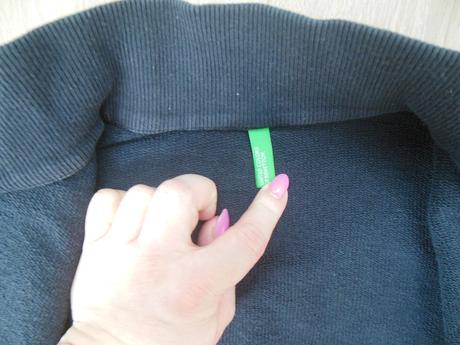 Chlapčenská  mikina na zips, benetton,86