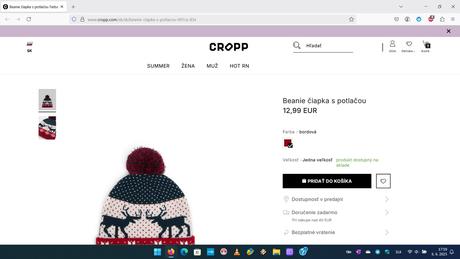 Zimné čiapky, súprava šál + čiapka, h&m