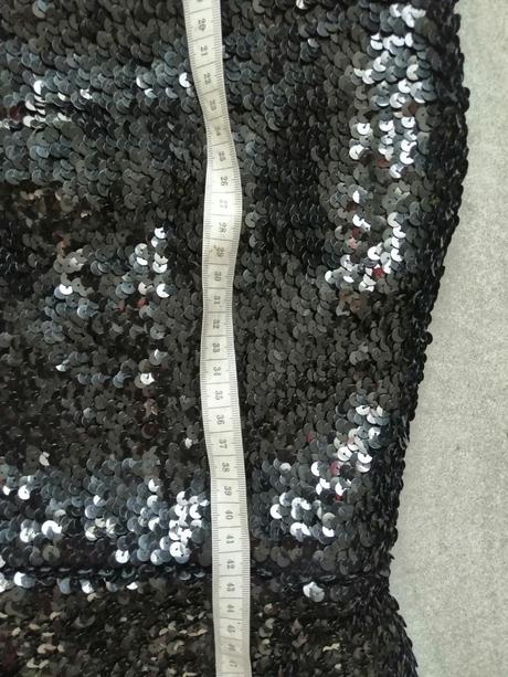 Luxus čierne flitr. šaty love&lemonade,vs-m,pružn, m