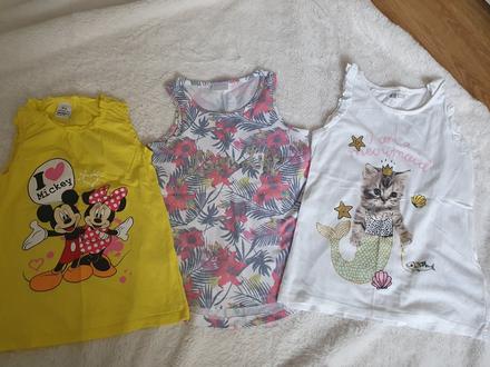 Tricko bez rukavov, h&m,122