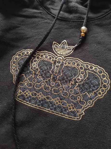 Mikina koruna, adidas,xs