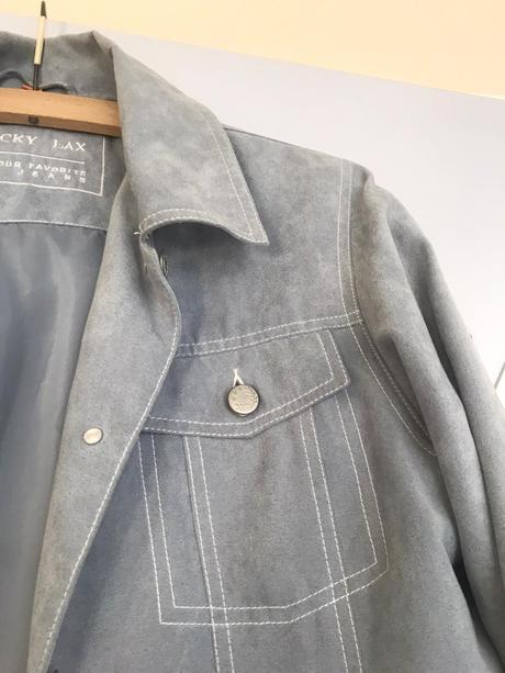 Semišová bunda do pása, l