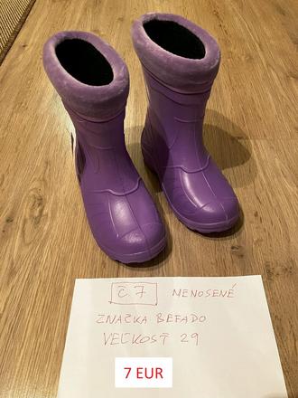 Detské topánky veľkosť 29 (zn. befado).docx, befado,29