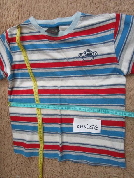 2607. prúžkované tričko, next,104