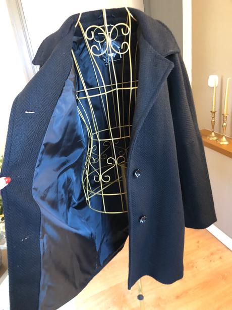 Flame čierny kabát, m