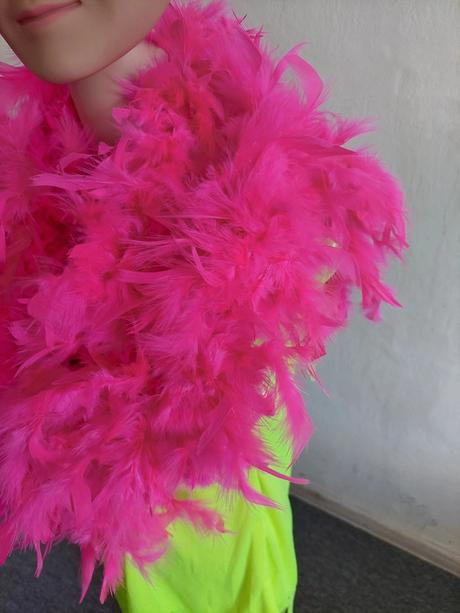 Tanečnica s boa perím veľ.152-164/xs-s,