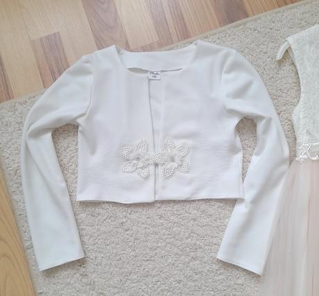 Tylové šaty pink girls s bolerkom 146/152, 146