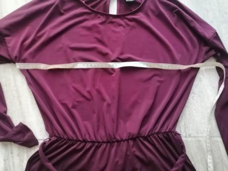 Bordové šik šaty lindex, vxs-s, lindex,s