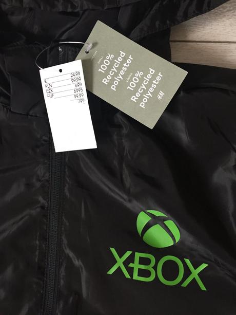 Chlapcenska bunda x-box, h&m,158 / 170
