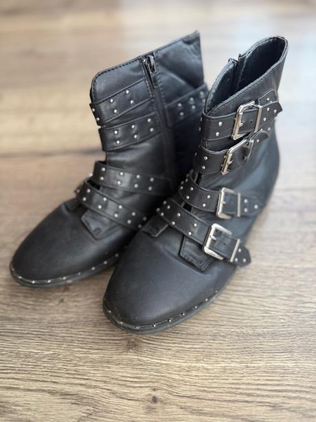 Čierne štýlové topánky, 39