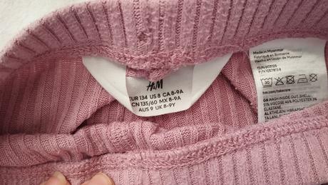 Dievčenské nohavice, h&m,134