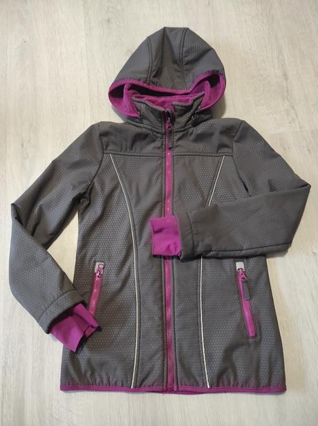 Zateplená softshellová bunda, kik,134