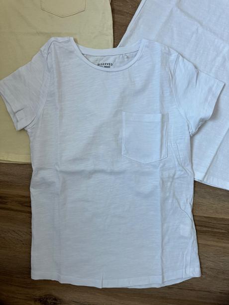3x bavlnene tricko top stav, reserved,140