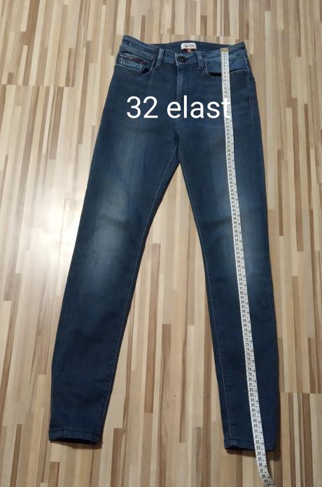 Elastické rifľové nohavice 32, tommy hilfiger,32