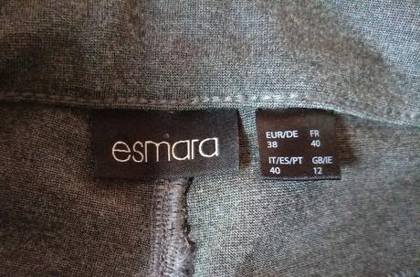 Elastické nohavice, esmara,38