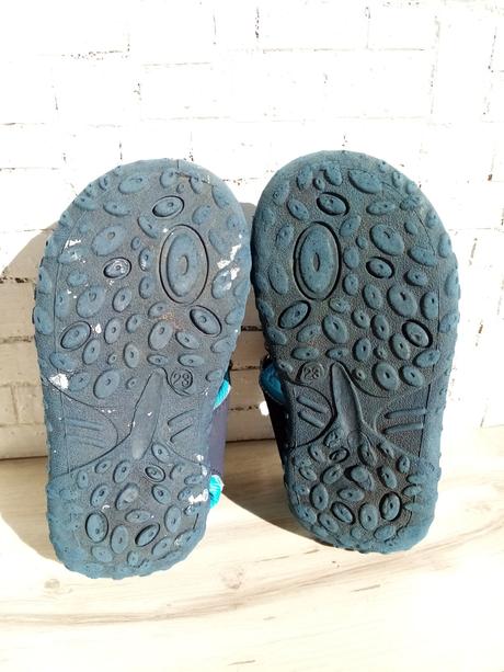 Modré chlapčenské sandále v štýle žralok v.23, 23