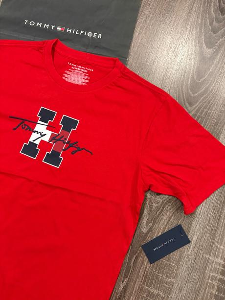 Tommy hilfiger nove panske tričko m, tommy hilfiger,m