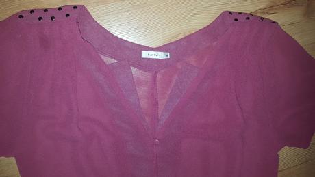 Ružové priehladne saty kaffe, 38