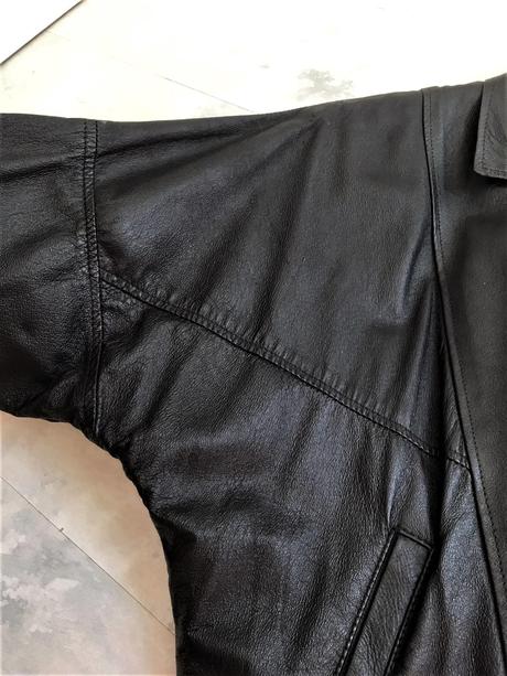 Hrubá kožená bunda, xl