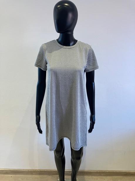 Dámske kockované šaty pull bear (m), pull&bear,m