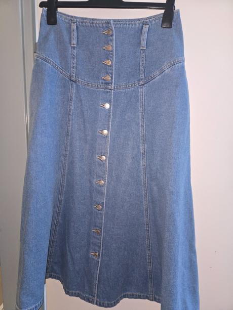 Riflová sukňa veľ.36, c&a,36