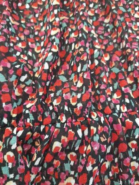 Kvietkovaná blúzka/tunika, l