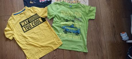 Balík tričiek na leto 122 chlapec, 122–134
